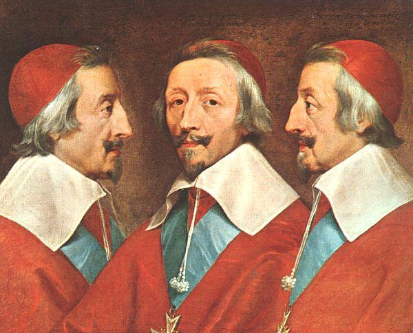 Philippe de Champaigne Triple Portrait of Richelieu Sweden oil painting art
